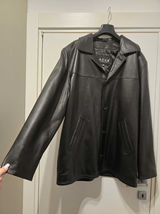 Geaca, haina, parpalac, jacheta piele naturala barbati marimea 50