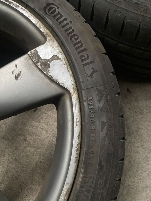 Jante Aliaj Audi Rotor 225/40 R18 anvelope vara profil 5-6mm