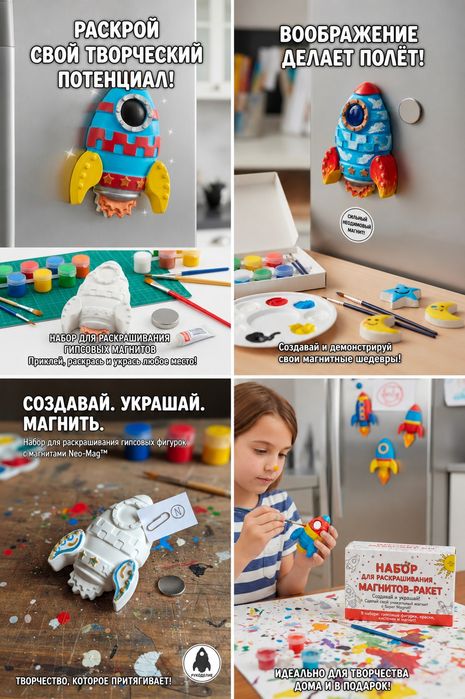 Гипсовые фигурки для раскраски ОПТОМ