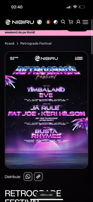 Bilet nibiru (invitatie)