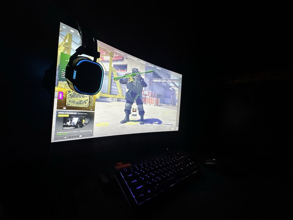 Игровой компьютер i3-10105f / Rx580 8gb / 27 180 герц Rulls новый