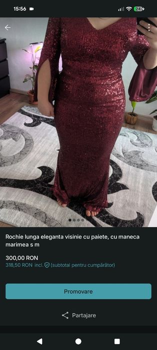Vand rochii lungi de dama diferite marimi xs s m L