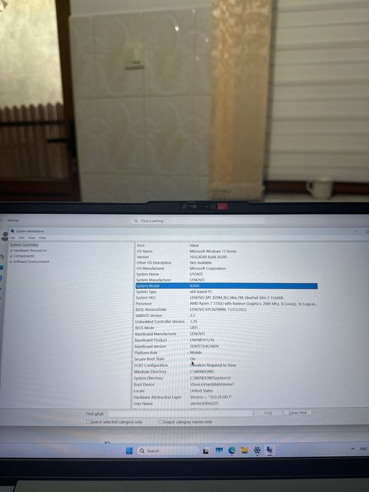 Lenovo IdeaPad Slim 3 15 abr8 amd ryzen 7 7730u Nou