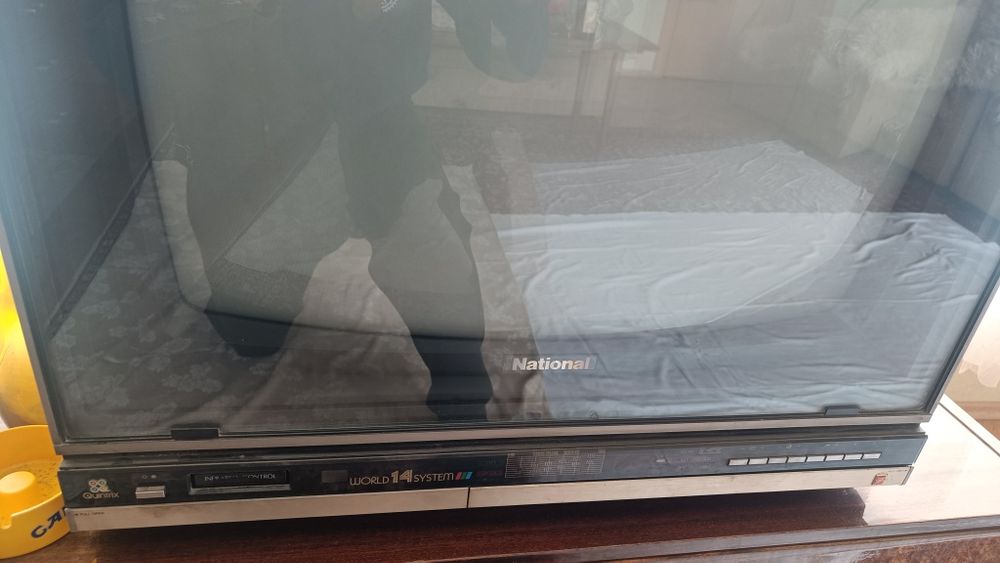 Ретро National TC-Al2600 Quintrix World 14 system винтидж телевизор тв