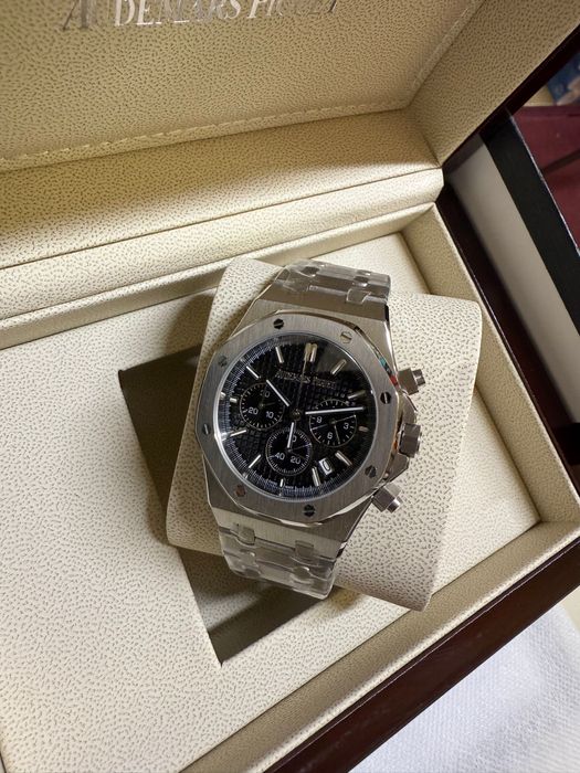 Ceas AP barbati silver negru