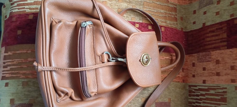 Rucsac, geanta piele naturala