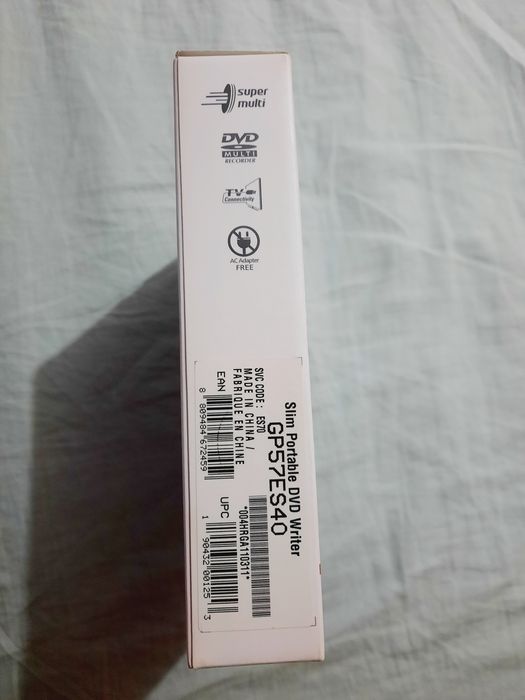 Unitate Optică Extern Hitachi-LG GP57ES40 Slim 8×, USB 2.0, Silver