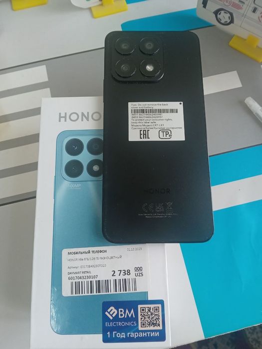 HONOR X8a 1yil garant