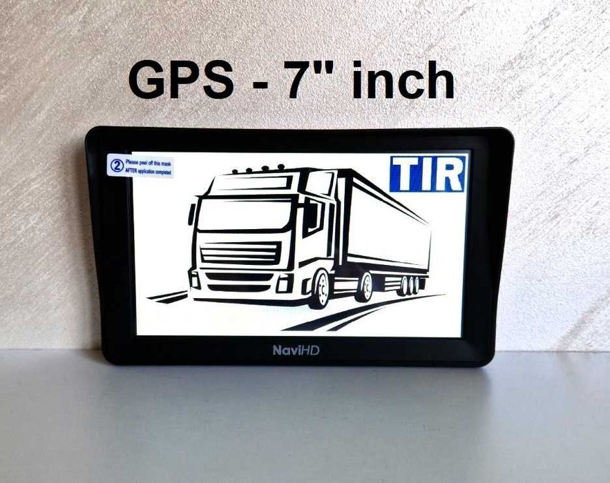 GPS - Navigatie -7"inch HD,16GB. Actualizat pt Truck,TIR,Camion,Auto.