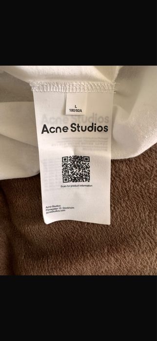 Acne Long Sleeve White