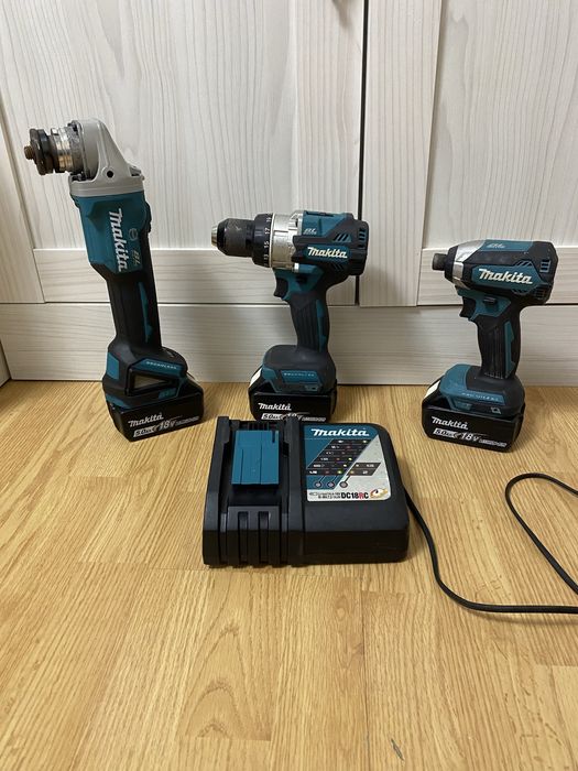 Set makita DGA506(flex), DHP486 si DTD153(impact)