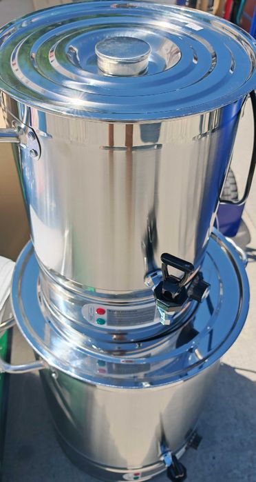 Електрически казан за варене на буркани неръждаем,1800W/2800W,30л и50л
