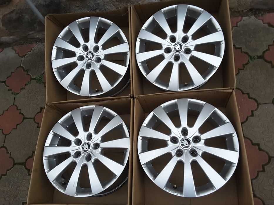 jante aliaj 17; 5x112;  Skoda Kodiaq, Karoq, Superb, Octavia Scout
