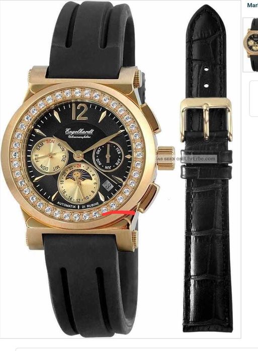 Vand ceas Engelhardt placat cu aur 24 K