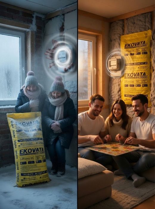 ЭКОВАТА ! Утепление быстро и качественно