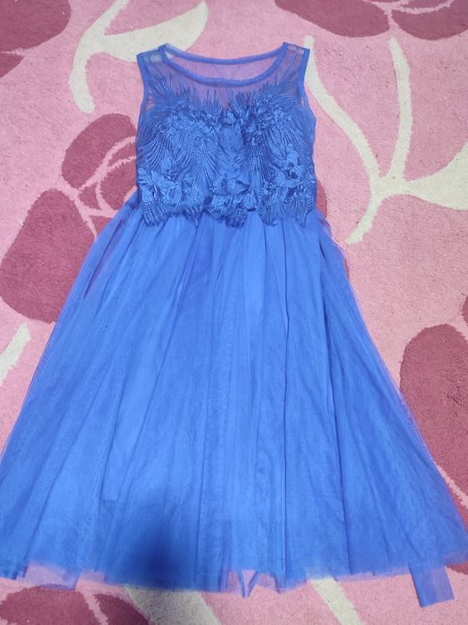 Уникална рокля с тюл