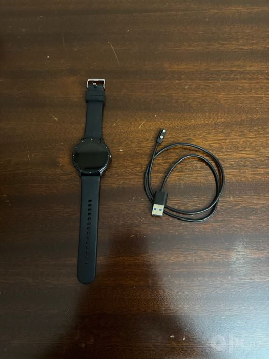Смарт-часы Smart Watch ZL02 (Круглые, Фитнес-трекер, б/у)