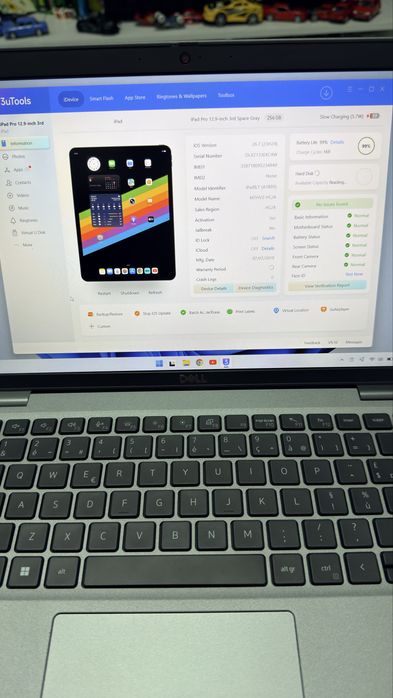 Tableta ipad pro 12.9 256gb 99% baterie wifi+cellular impecabila