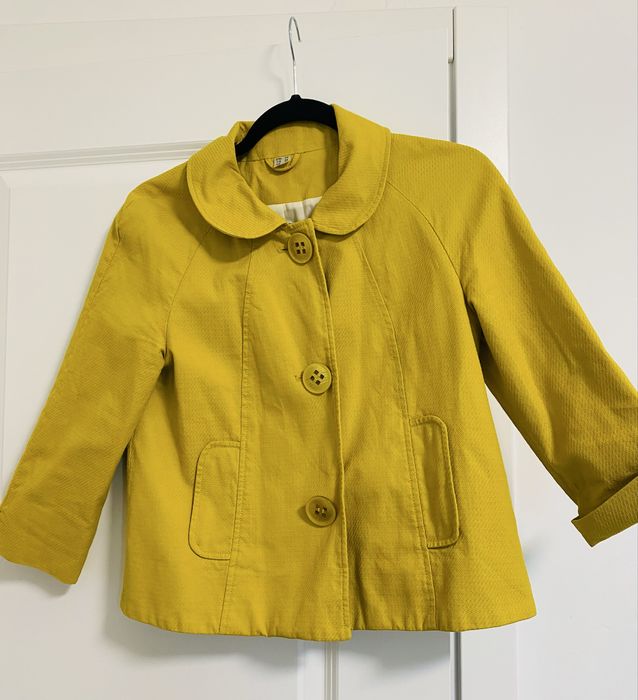 Jacheta-sacou de primavara eleganta din bumbac, xs-s