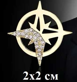 Винтажная брошь-заколка