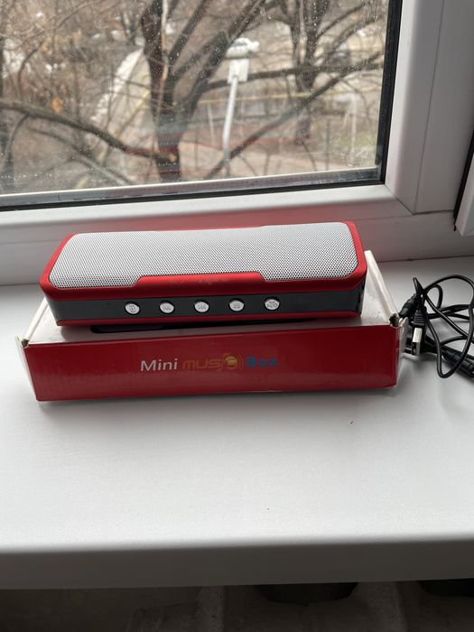 Мини музыкальная колонка плюс пауэрбенд.