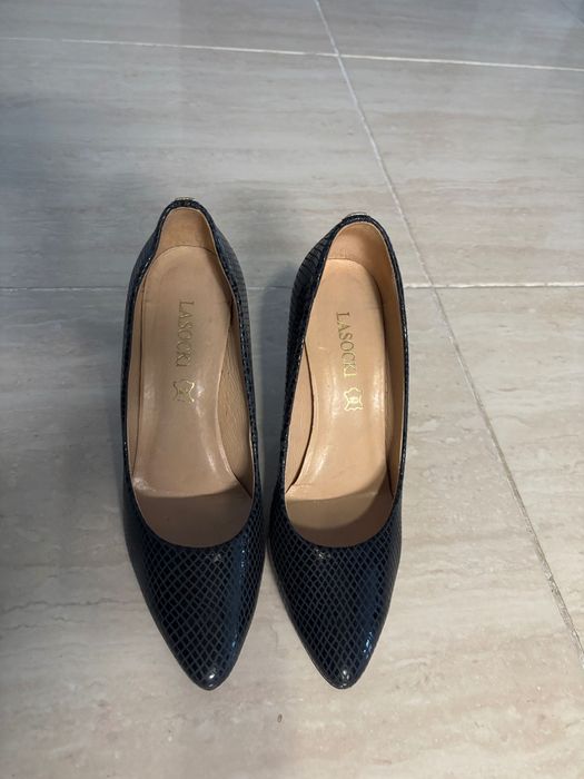 Pantofi Lasoki, bleumarin, o purtare