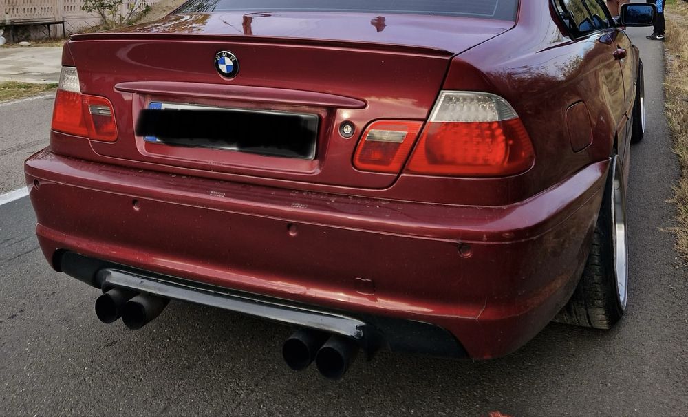 Difuzor Evacuare Dubla M3 CSL Look Bmw E46 M Pachet