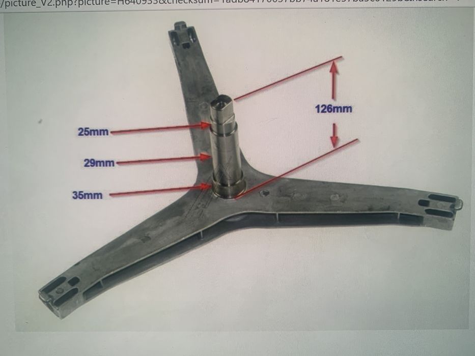Cruce tripoda ax cruce stea cuva tambur masina de spalat samsung nou