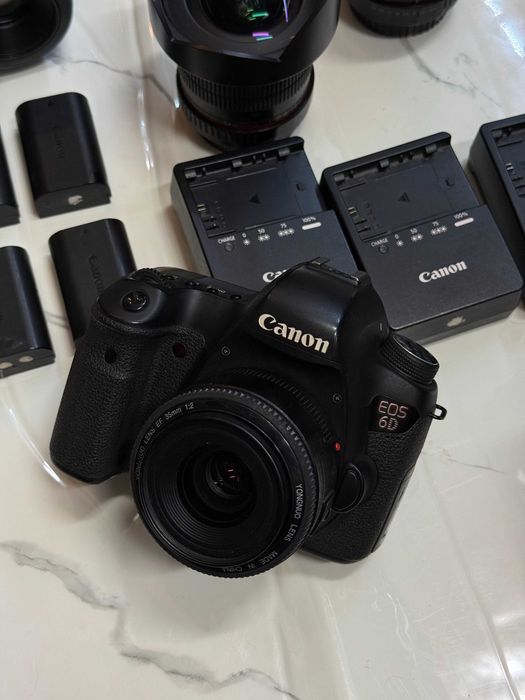 Canon 5D Mark IV + Canon 6D + Canon 50mm + Canon 35mm + Samyang 14mm