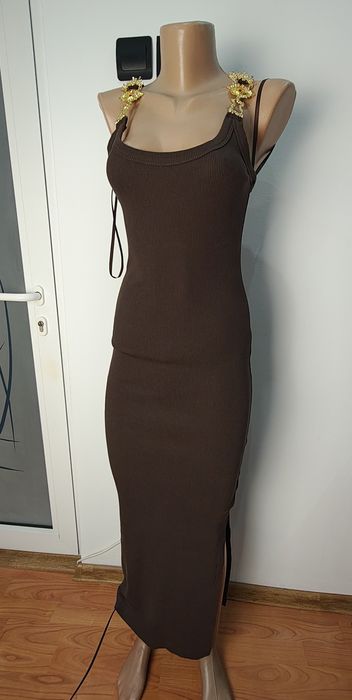 Rochie lunga maro