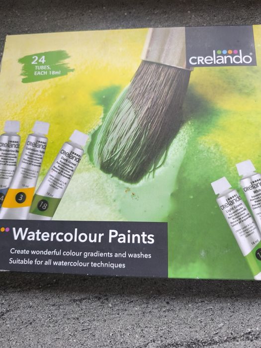 Водни и маслени бои Crelando.