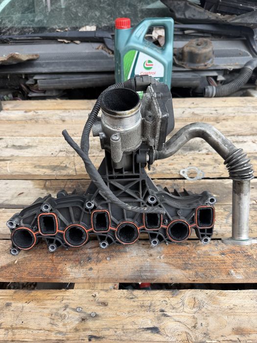 Комплект всмукателен колектор 03L129711A с дроселова клапа 03L128063R VDO за VW Golf Passat Audi Skoda 2.0 TDI
