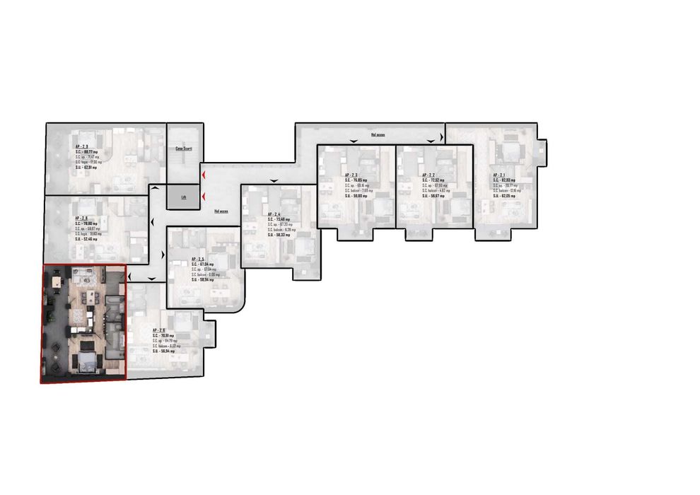 Apartament de vânzare – Nr. 20 | Sophie Residence, Oradea