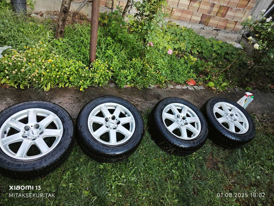 Джанти с зимни гуми за BMW Е39,60,61 и др. 225/55/16 ,ет-20