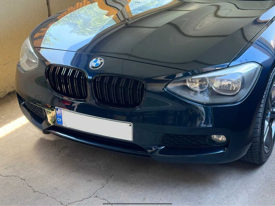 Set 2 grile negre M style BMW seria 1 F20 F21 non facelift 2011-2015