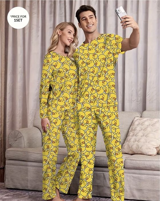 Комплект пижама на патенца за двойки