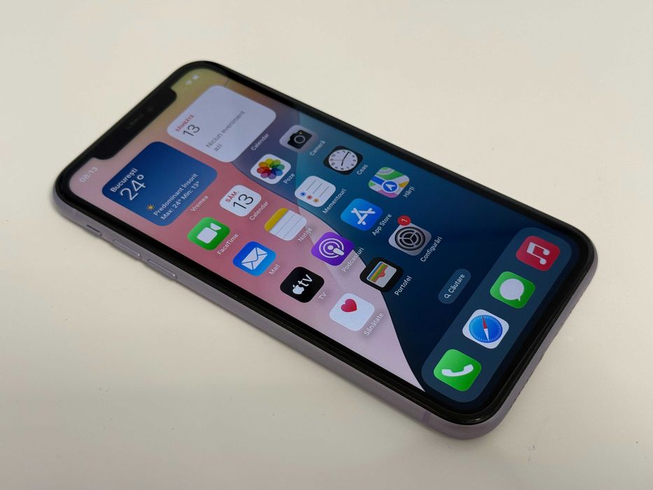 iPhone 11, Purple, 128Gb, Liber de retea, | Cod G800