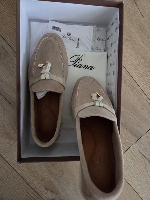 Loafersi model Loro Piana piele naturala