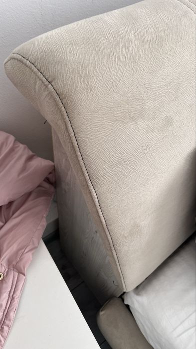 Pat tapitat modern cu lada depozitare