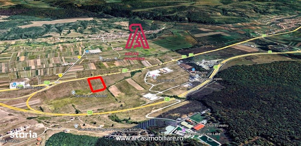Teren Industrial & Logistic 28.985 mp -Pret: 17 €/m-DN1 - Selimbar!