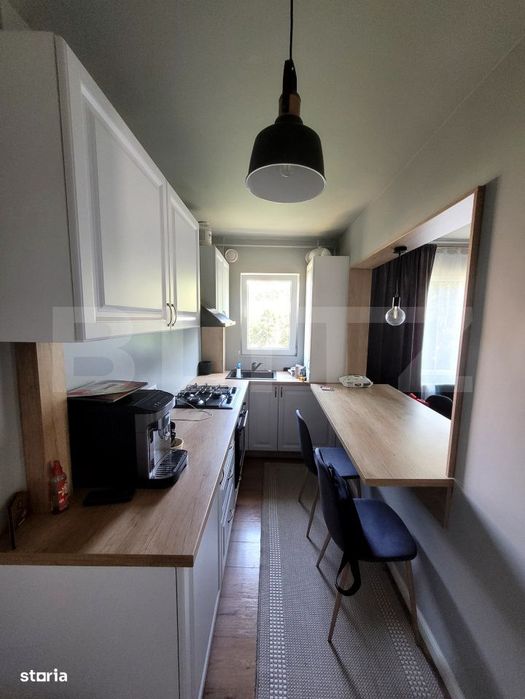 Apartament cu 3 camere, mobilat si utilat cu gust, zona Big/Manastur