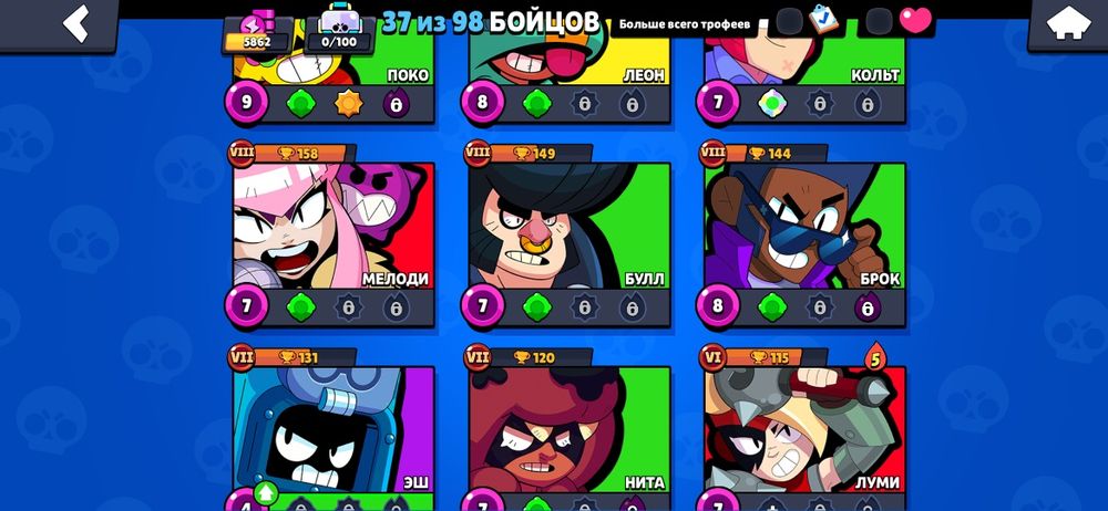 Аккаунт бравл старс продать