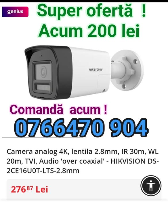 Camere supraveghere 4k
