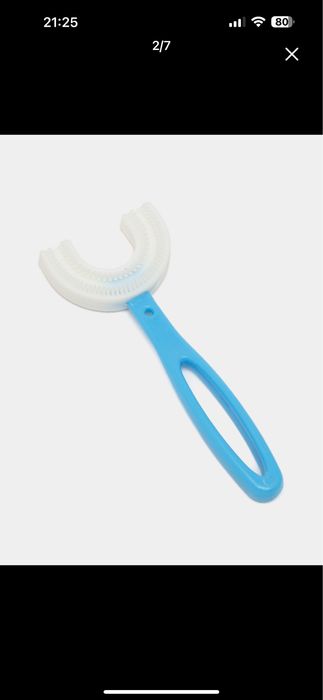 Детская зубная щетка U образной формы