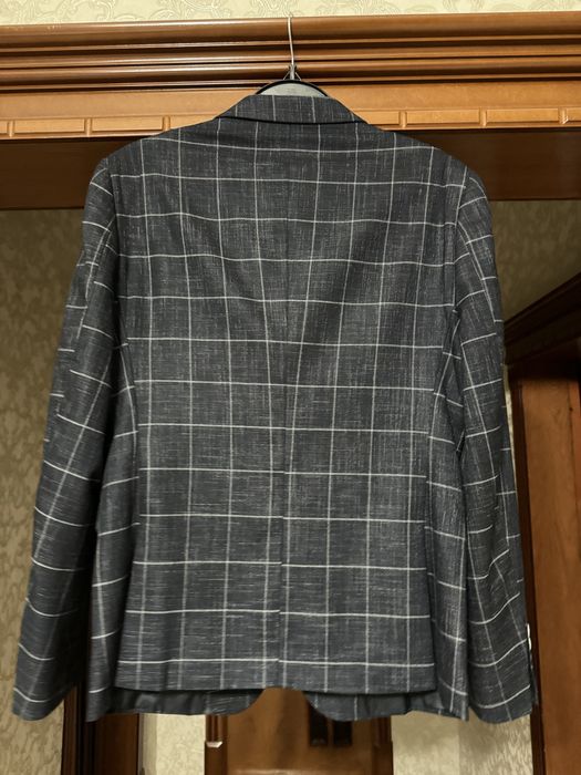 Клетчатый пиджак L