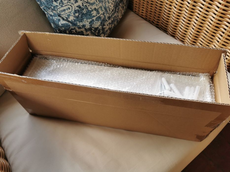 Set de 3 etajere - lemn alb