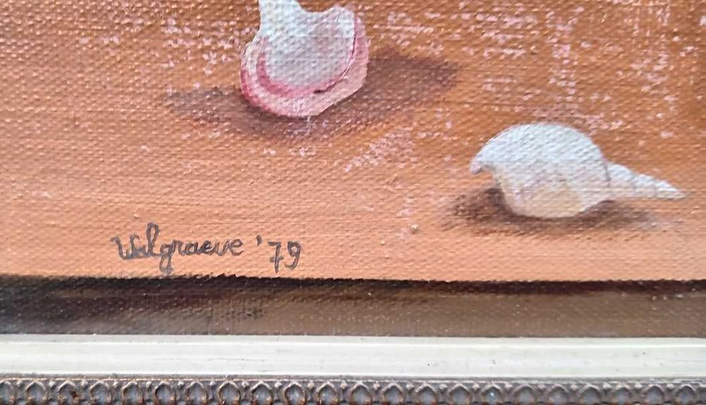 Tablou vechi - armonie florala - semnat si datat Walgraeve `79