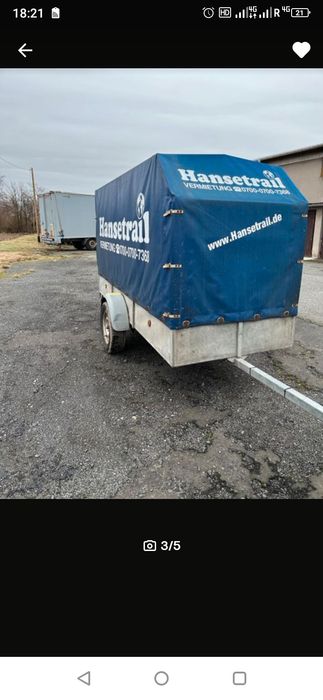 Продавам ремарке.