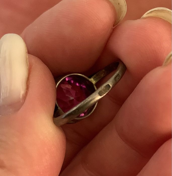 Кольцо серебро 925