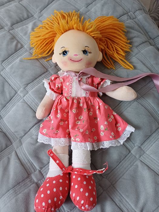Кукла и единорог мягкие игрушки